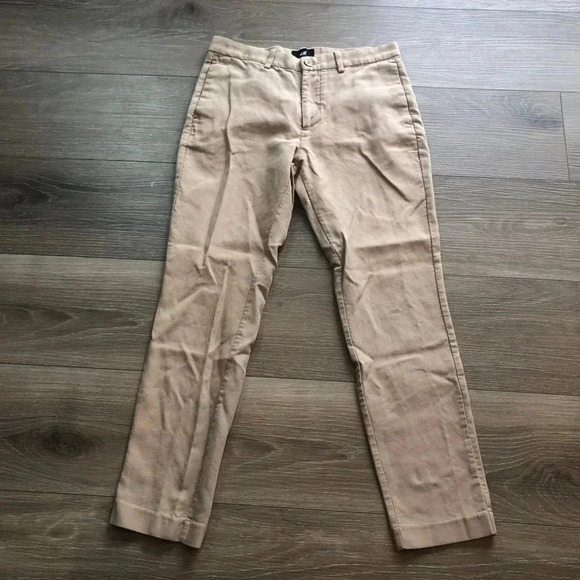 H&M Khaki Skinny Jeans Ankle Crop Womens Size 32R - Picture 2 of 11